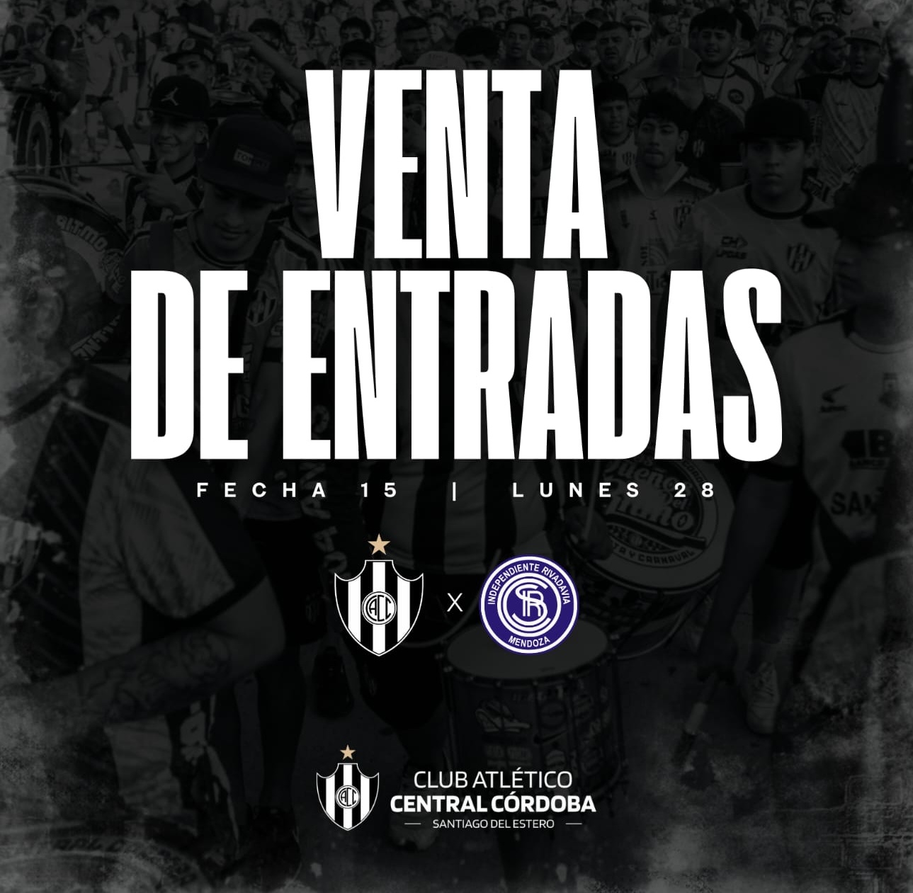 Arrancó la venta de entradas para Central Córdoba vs. Independiente Rivadavia